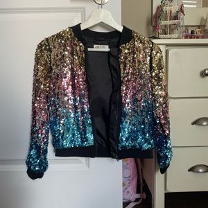 H&M sparkle jacket